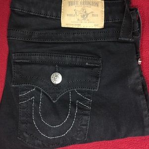 True Religion Black Skinny Jeans